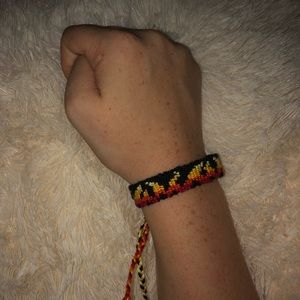 Handmade flame friendship/vsco bracelet